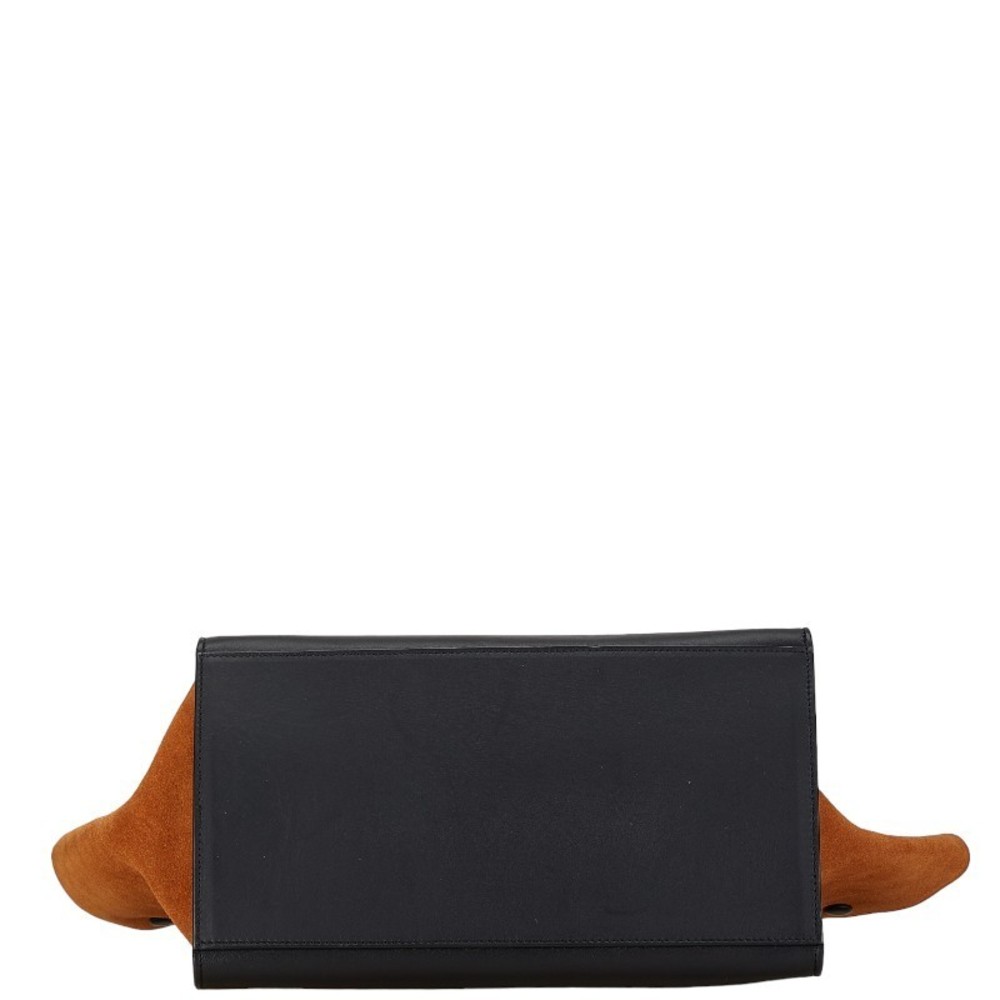 Celine Trapeze Python Shoulder Bag 2way Black - image 5